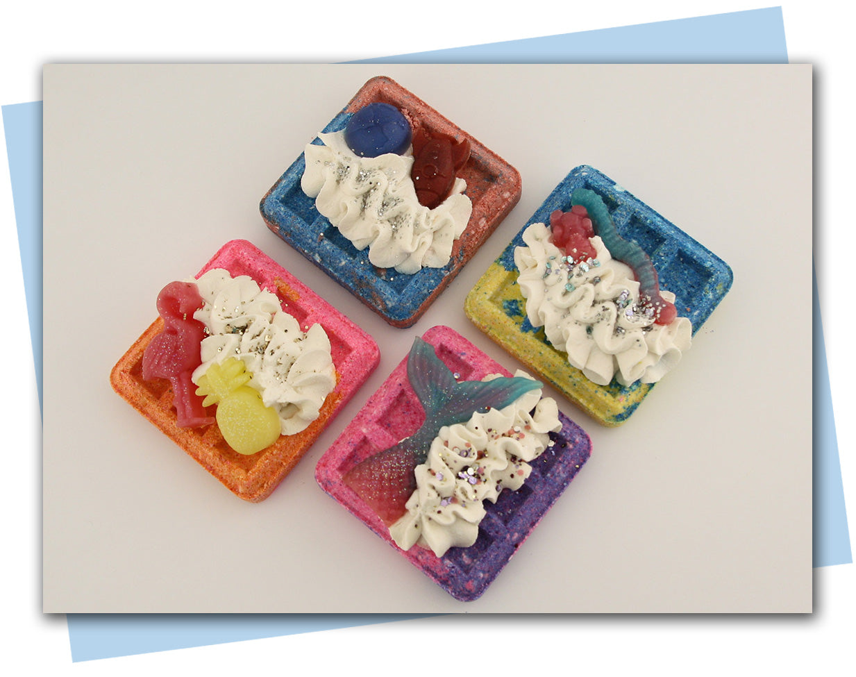 Waffle Bubble Bombs (Fun Shapes)